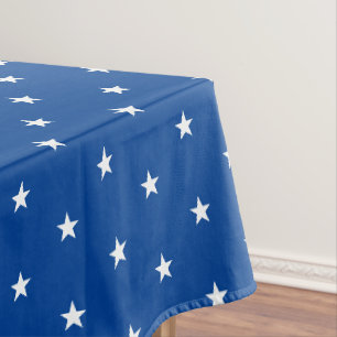 Patriotic July 4th Cloth Tablecloth