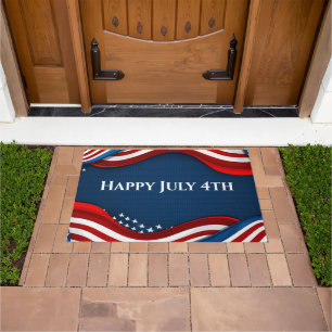 Patriotic July 4th Doormat