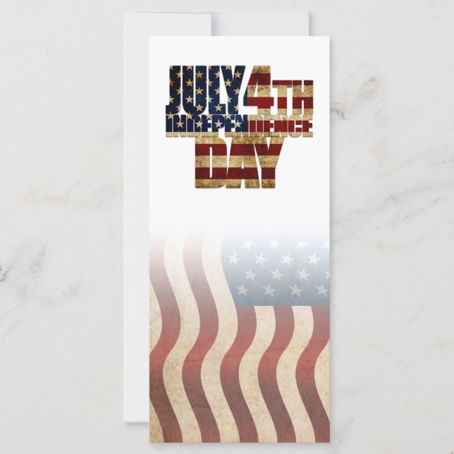 Patriotic July 4th Flag Design (Front)