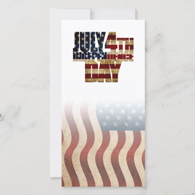 Patriotic July 4th Flag Design (Front)