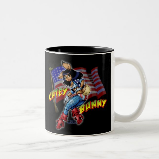 PATRIOTIC KELLY! Two-Tone COFFEE MUG (Right)