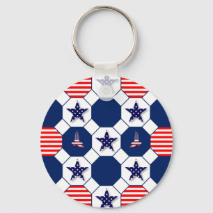 Patriotic Keychain