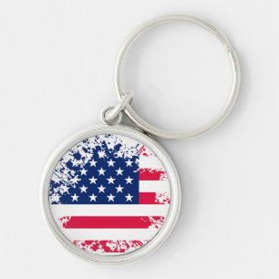 Patriotic Keychain