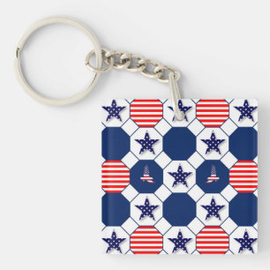Patriotic Keychain