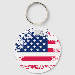 Patriotic Keychain