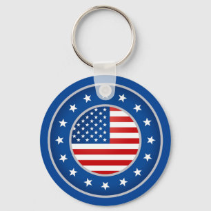 Patriotic Keychain