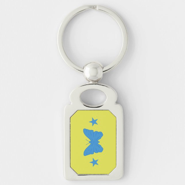 Patriotic keychain with Flag of Bady Bassit (Front)