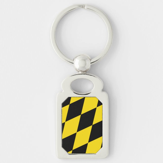 Patriotic keychain with Flag of Munich (Front)