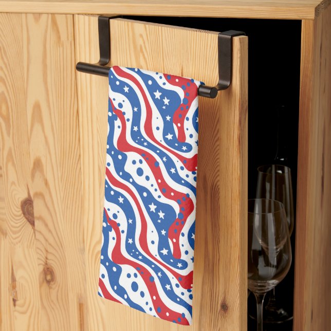 Patriotic Kitchen Towel (Thirds Fold)