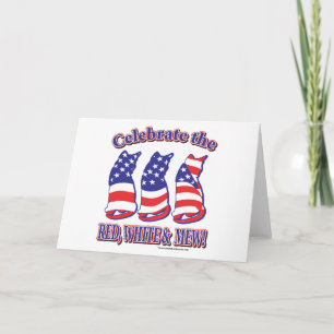 Patriotic Kitty Cats Card