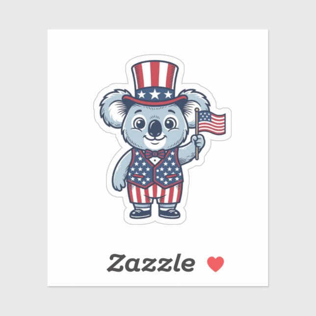 Patriotic Koala Vector Vintage Shirt Design_1 (Sheet)