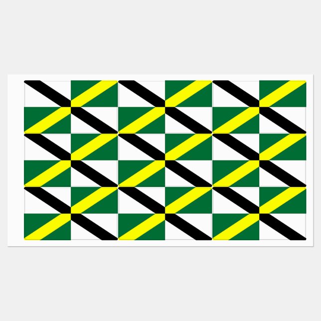 Patriotic labels with flag of Monterey (Sheet)