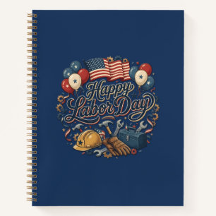 Patriotic Labor Day Notebook