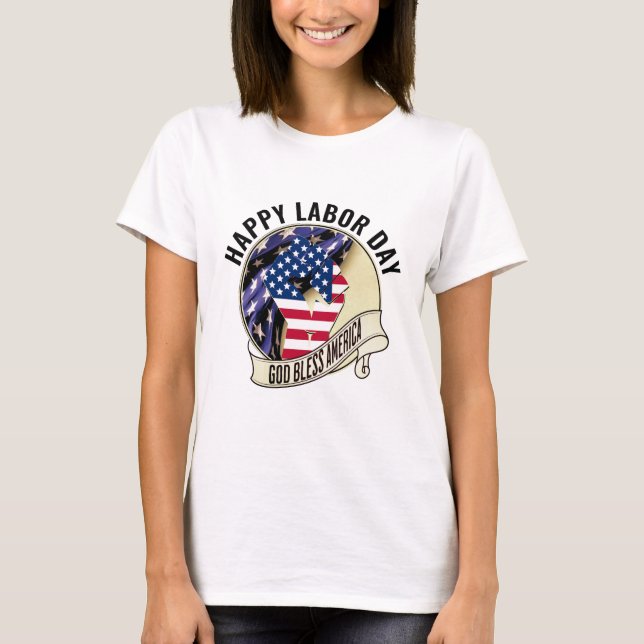 Patriotic LABOR DAY T-Shirt (Front)