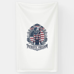 Patriotic Labrador Retriever Vector Graphic Tee_1 Banner