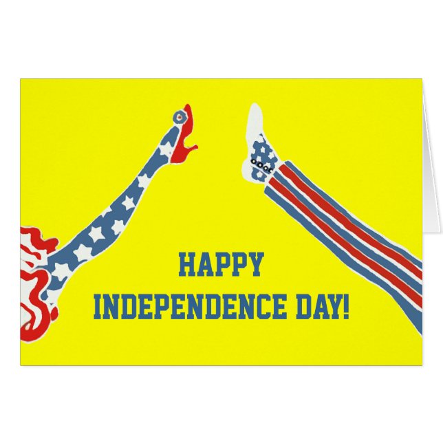 Patriotic Legs ~ Carte (Devant Horizontal)