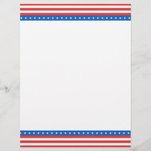 Patriotic Letterhead