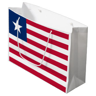 Patriotic Liberia Flag Large Gift Bag