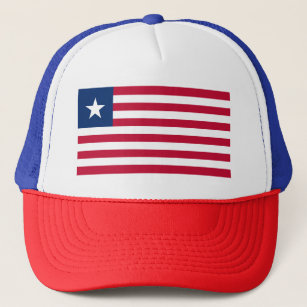 Patriotic Liberia Flag Trucker Hat