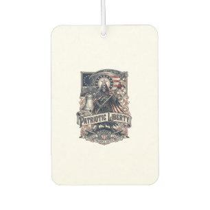 Patriotic Liberty Reaper Dark Patriot Skeleton & R Air Freshener