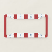 Patriotic License Plate Frame
