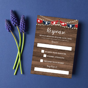 Patriotic Lights Fourth of July Banner Response