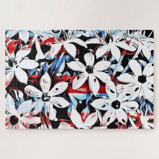 Patriotic Lily Jigsaw Puzzle