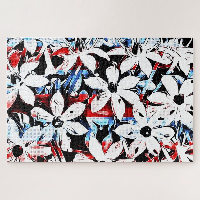 Patriotic Lily Jigsaw Puzzle (Horizontal)