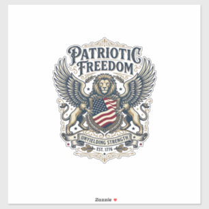 Patriotic Lion Eagle Guardian Animal Hybrid Patrio