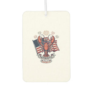 Patriotic Lobster Flag Vintage Engraving T-Shirt_1 Air Freshener