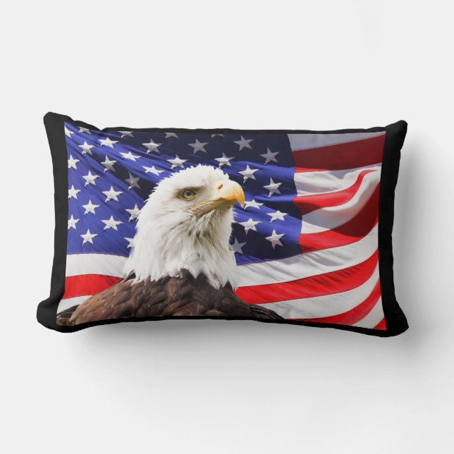 Patriotic Lumbar Pillow (Front)