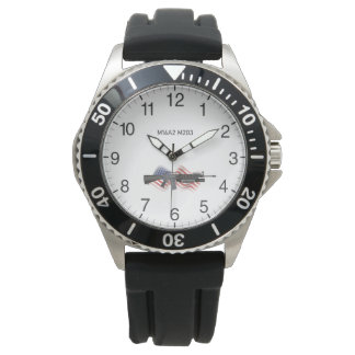 Patriotic M16A2 M203 Rifle Watch