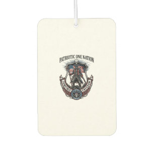 Patriotic Mad Road 1776 Warrior Zombie Apocalypse Air Freshener