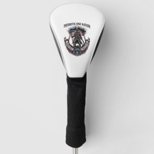 Patriotic Mad Road 1776 Warrior Zombie Apocalypse  Golf Head Cover