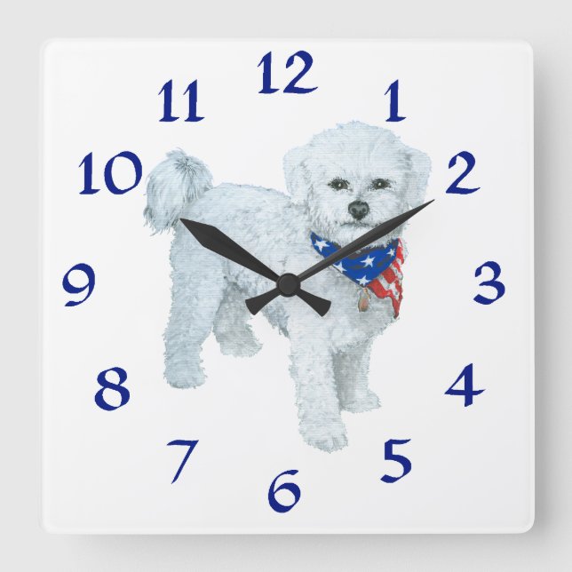 Patriotic Maltese Clock (Front)