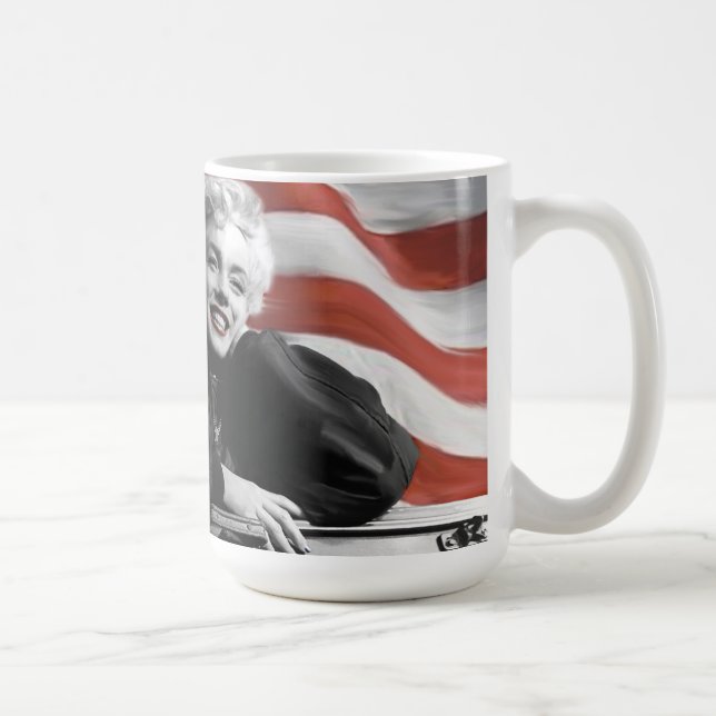 Patriotic Marilyn Coffee Mug (Right)
