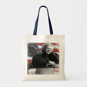 Patriotic Marilyn Tote Bag