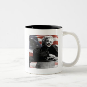 Patriotic Marilyn Two-Tone Coffee Mug
