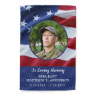 Patriotic Memorial Custom Photo Military Cemetery