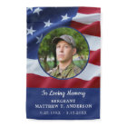 Patriotic Memorial Custom Photo Military Cemetery