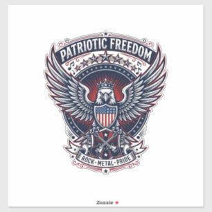 Patriotic Metal Wings Patriot Music Rock Metal Pat