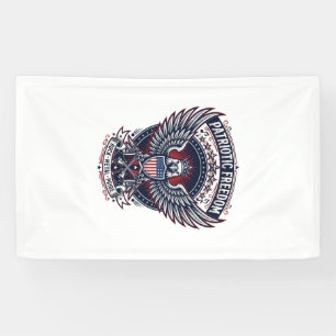 Patriotic Metal Wings Patriot Music Rock Metal Pat Banner