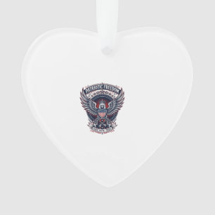 Patriotic Metal Wings Patriot Music Rock Metal Pat Ornament