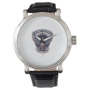 Patriotic Metal Wings Patriot Music Rock Metal Pat Watch