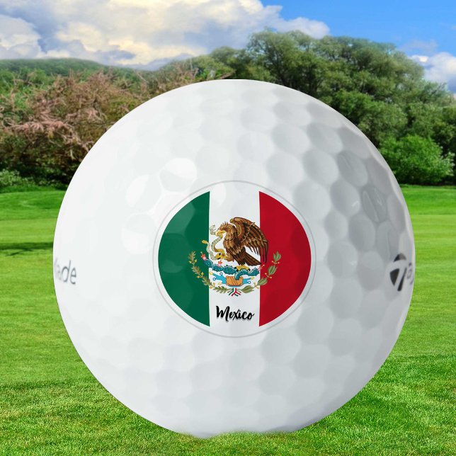 Patriotic Mexican Flag Golf Balls, Eagle, Mexico Balls (Creator Uploaded)