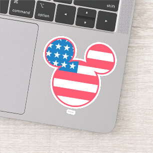 Patriotic Mickey Mouse American Flag Icon