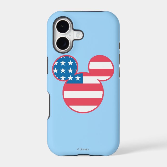 Patriotic Mickey Mouse American Flag Icon (Back)