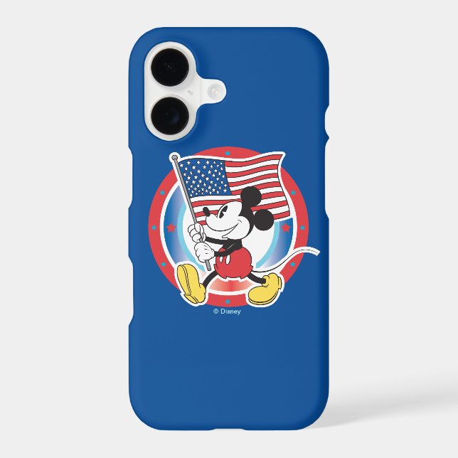 Patriotic Mickey Mouse Flag Design (Back)
