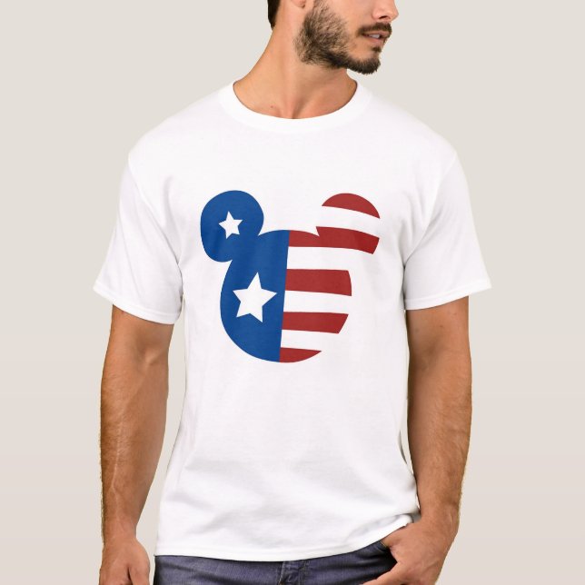Patriotic Mickey Mouse T-Shirt (Front)