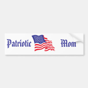 Patriotic Mom/Mother's Day Bumper Sticker